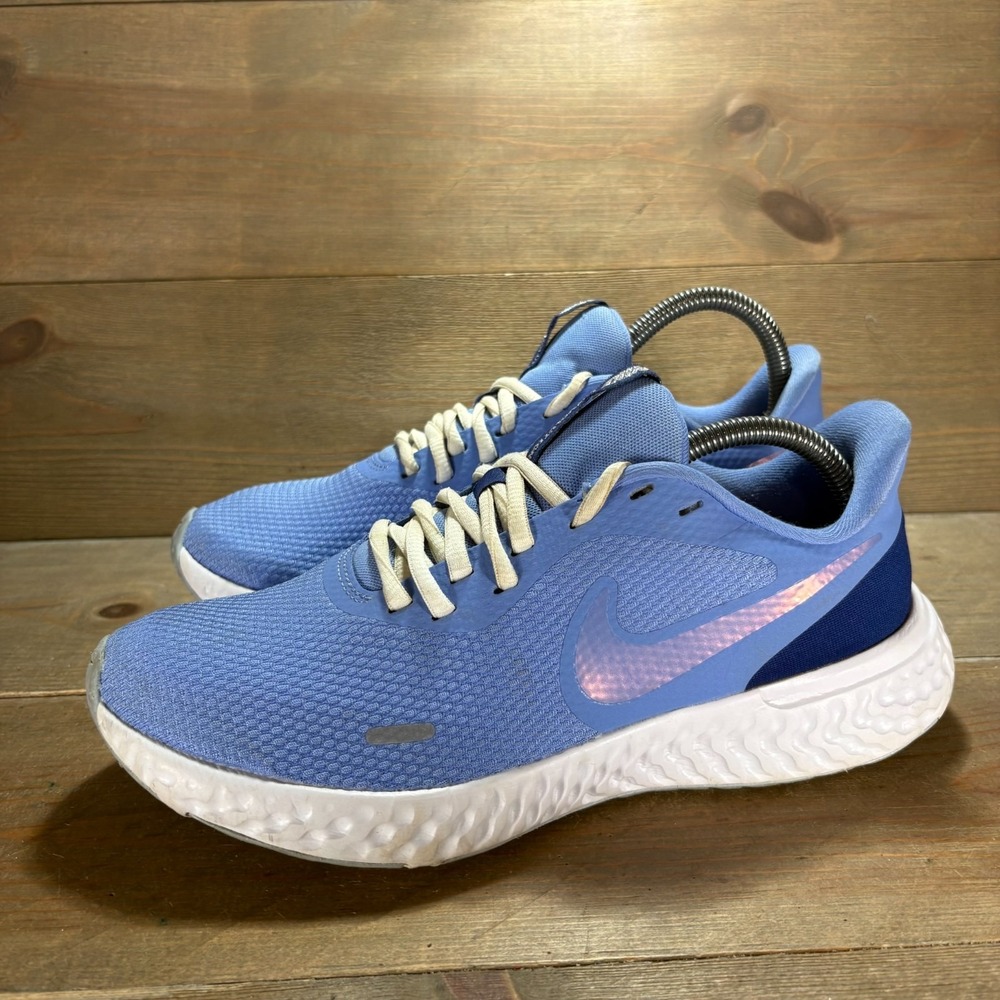 Nike Revolution 5 Womens size 8.5 shoes Blue Mesh Lightweight Running sneakers